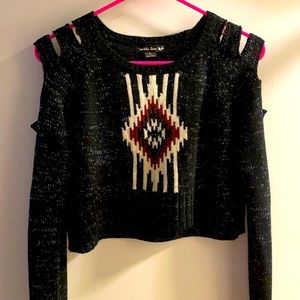 Double Zero Crop Top Sweater